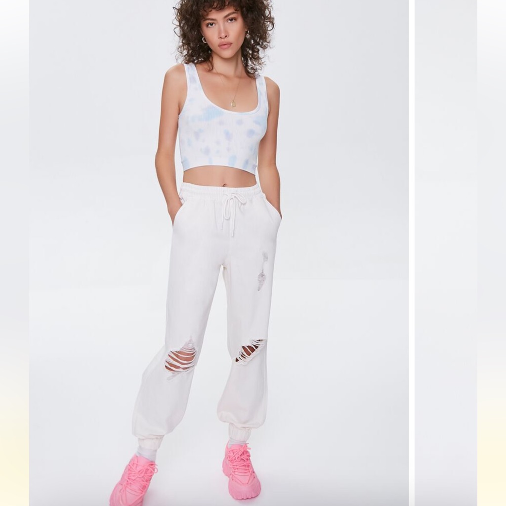 Twill Drawstring Joggers